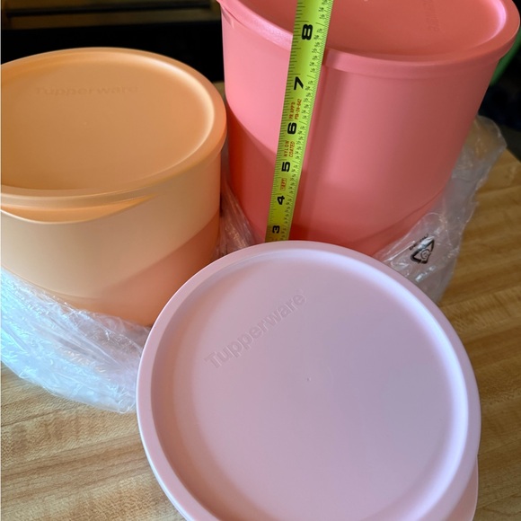 TUPPERWARE ROUND 3 PIECE SET - Picture 4 of 7